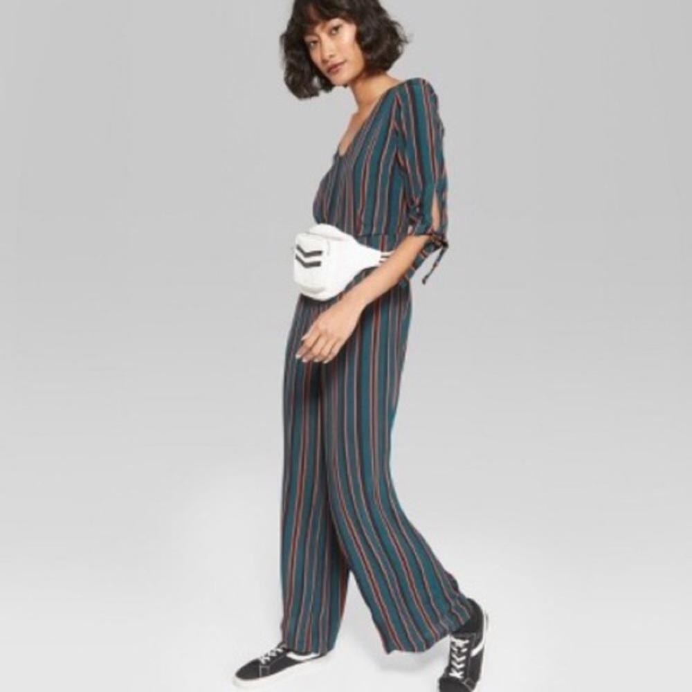 Wild Fable Striped Jumpsuit NWT